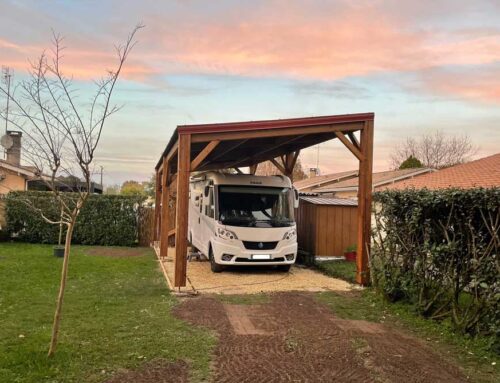 Carport pour camping-car