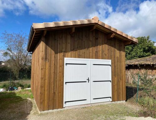 Garage en bois